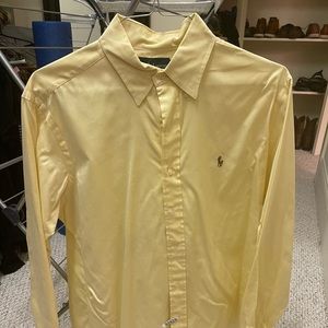 Men’s Yellow Ralph Lauren Dress Shirt